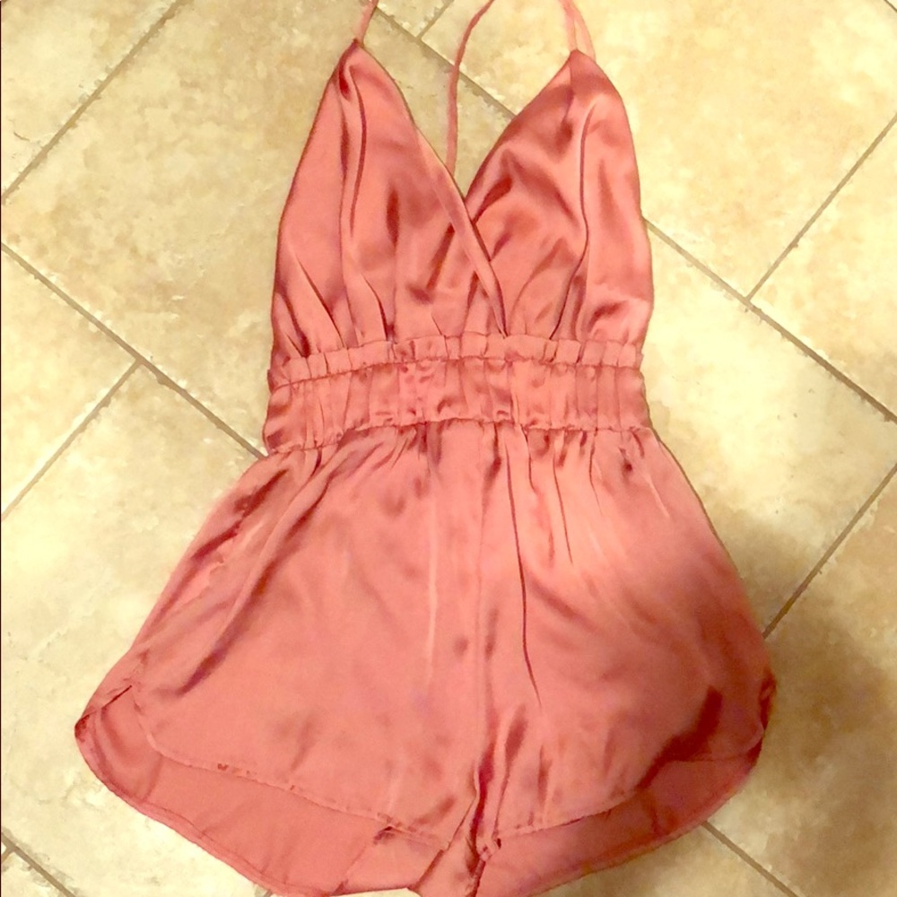 Mauve colored romper